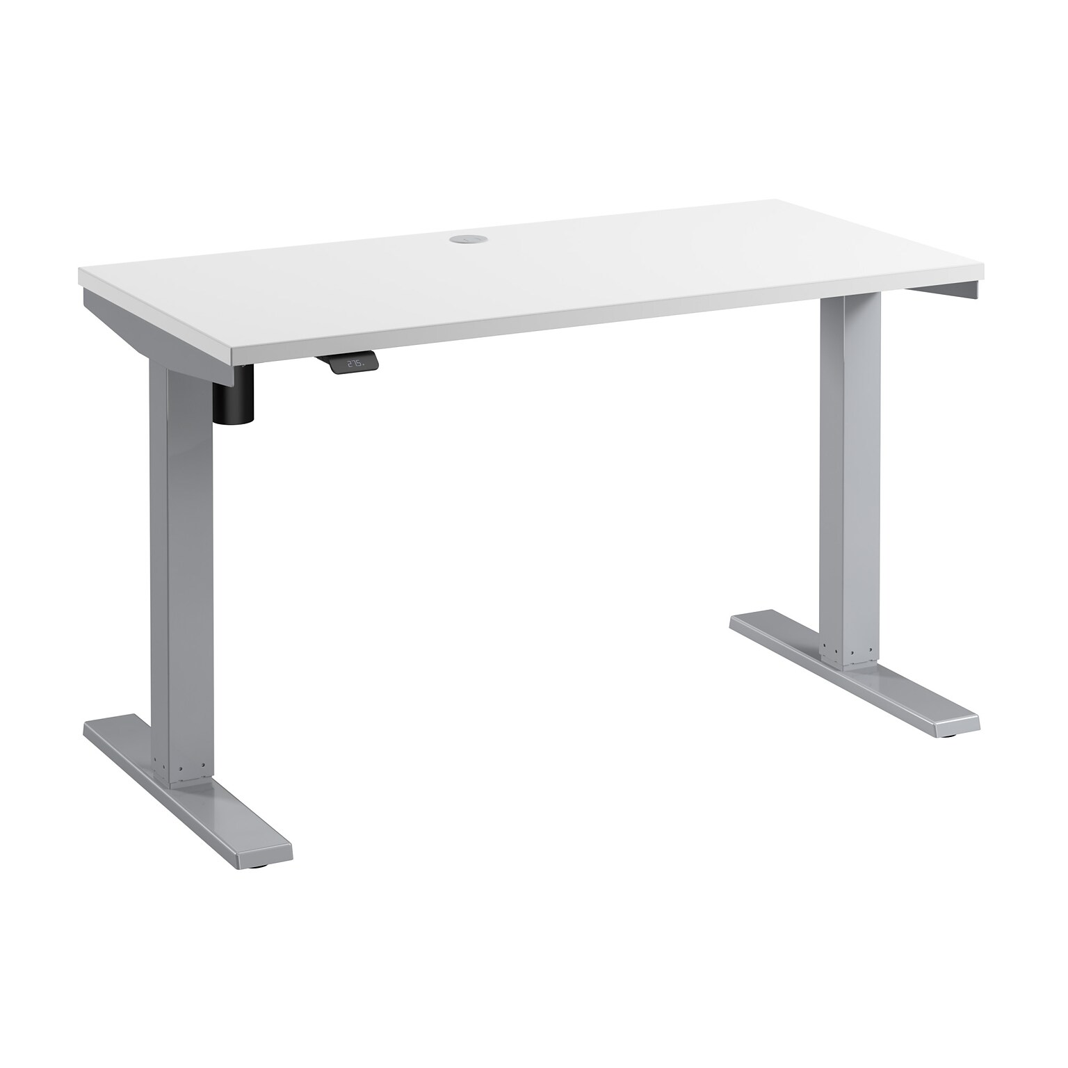 Bush Business Furniture Move 40 Series 48W Electric Height Adjustable Standing Desk, White/Cool Gray Metallic (M4S4824WHSK)