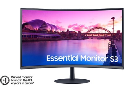 Samsung S39C 27" Curved 75 Hz LED Monitor, Black (S27C394EAN)