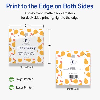 Avery 2" x 2"  Blank Price & Merchandise Tags, White, 300/Carton (95316-GWT25)