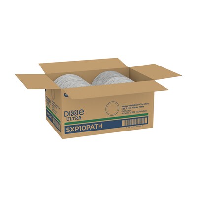 Dixie Ultra Pathways 10" Paper Plates, Multicolor, 125/Pack (SXP10PATH)