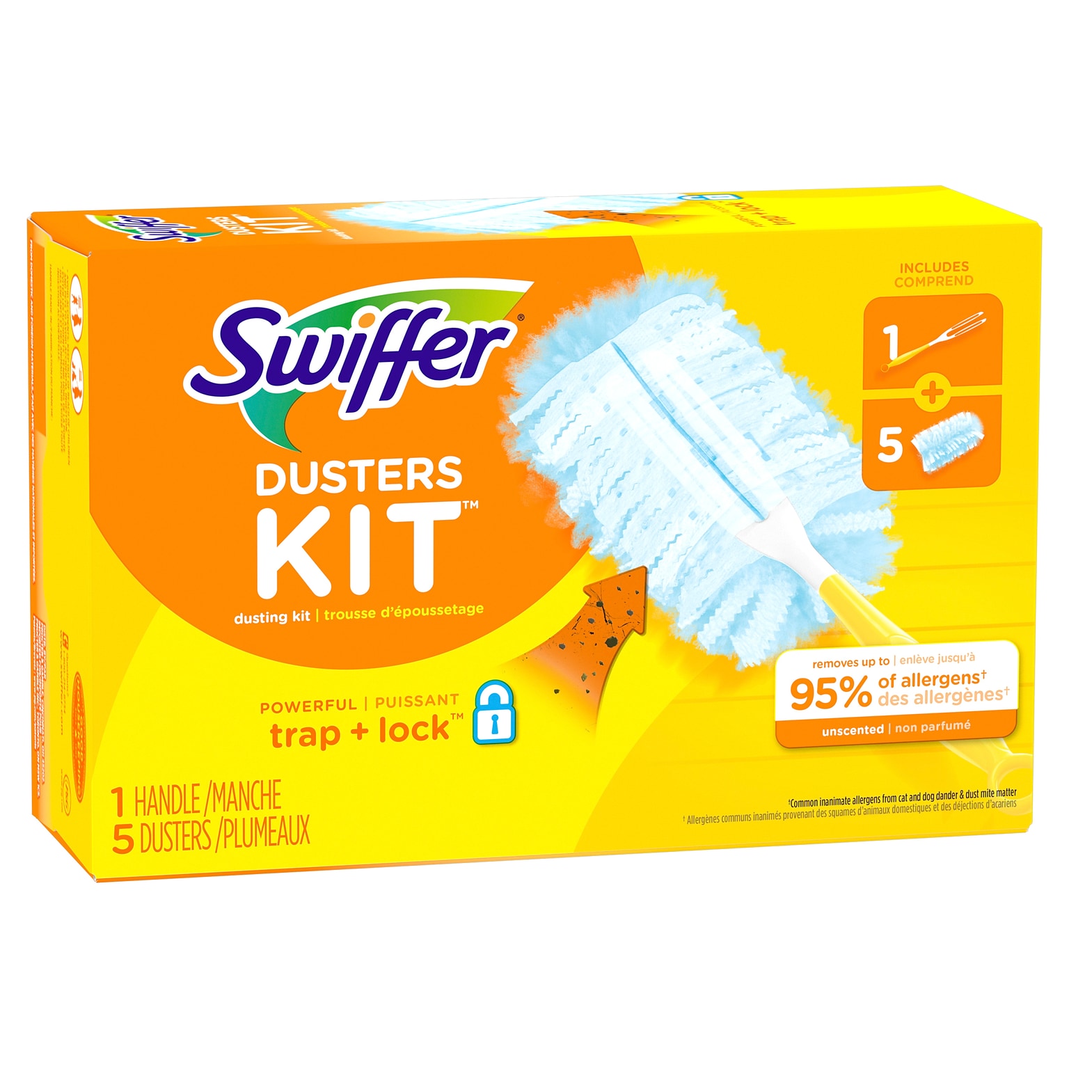 Swiffer Dusters Blend Kit, Blue, 5/Box (40509)