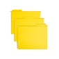 Smead FasTab Hanging File Folders, 1/3-Cut Tab, Letter Size, Yellow, 20/Box (64097)