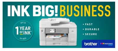 Brother INKvestment Tank MFC-J6955DW Wireless Color Inkjet Printer, All-In-One Supertank, Print, Scan, Copy, Fax