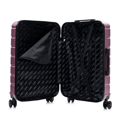 InUSA Trend 34.05" Hardside Suitcase, 4-Wheeled Spinner, TSA Checkpoint Friendly, Rose Gold (IUTRE00XL-ROS)