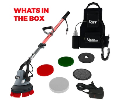 MotorScrubber Jet Kit 360 RPM, Handheld Scrubber (JET3 Kit)