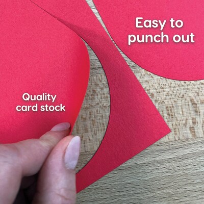 FreshCut Crafts Punch Out Paper Cutouts, Christmas Shapes, Trees, Stockings & Light Bulb, 164 Pieces (FCC850054391223)