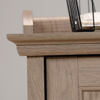 Sauder Barrister Lane 69"W L-Shaped Desk, Salt Oak (418270)