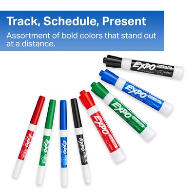 Expo Assorted Starter Set, Mixed Tip, Assorted Colors, 11/Pack (2201149)