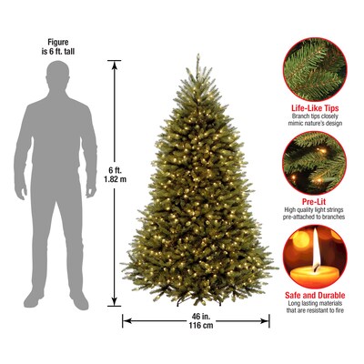 National Tree Company Dunhill Fir® Artificial Christmas Trees DUH-60LO