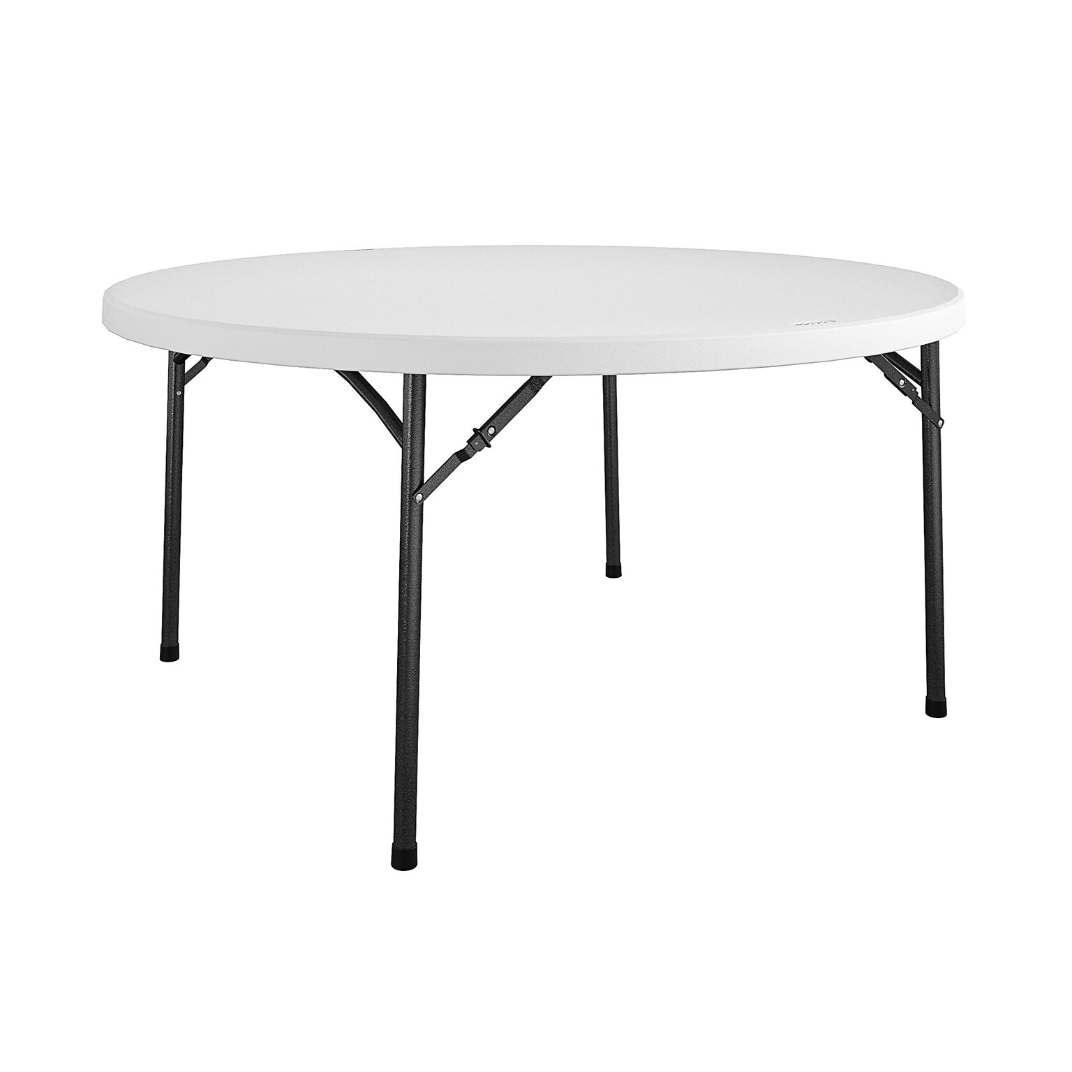 Cosco 60 Round Folding Table, White (14160WSP1E)