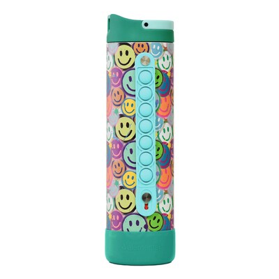 Elemental Iconic Pop Stainless Steel Triple Wall Insulated Water Bottle, 20 oz., Graffiti Smile (EMLEB20SM31P)