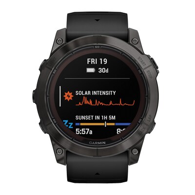 Garmin fenix 7X Pro Sapphire Solar Edition Smartwatch, Carbon Gray & Black, 51mm (GRM0277810)