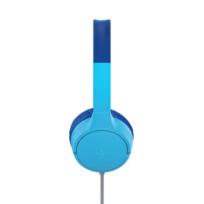 Belkin SoundForm USB-C/3.5mm Noise Canceling Over-Ear Headphones, Blue (AUD010FQBL)