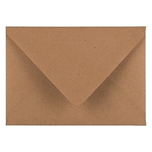 JAM Paper A7 Invitation Envelope, 5 1/4 x 7 1/4, Brown Kraft Recycled, 100/Pack (63134665D)