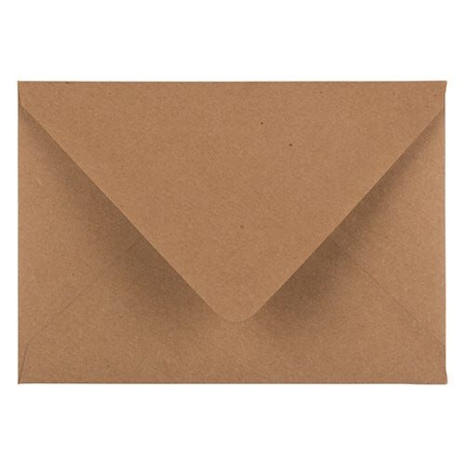 JAM Paper A7 Invitation Envelope, 5 1/4 x 7 1/4, Brown Kraft Recycled, 100/Pack (63134665D)