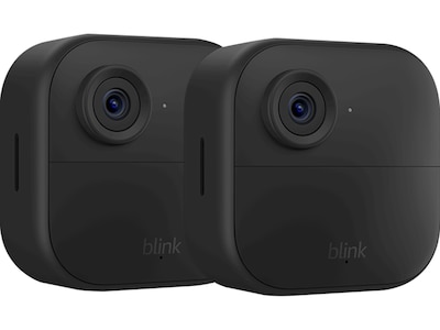 Blink Outdoor 4 Wireless 2-Camera Smart Security Camera System, Black (B0B1N6B8QT)