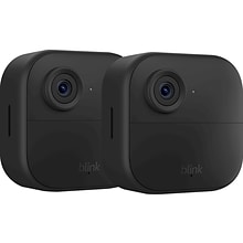 Blink Outdoor 4 Wireless 2-Camera Smart Security Camera System, Black (B0B1N6B8QT)