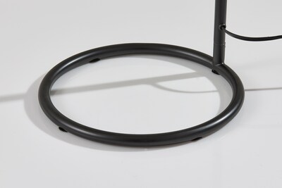 Adesso Maeve 60" Black Floor Lamp with Round Shade (9407-01)