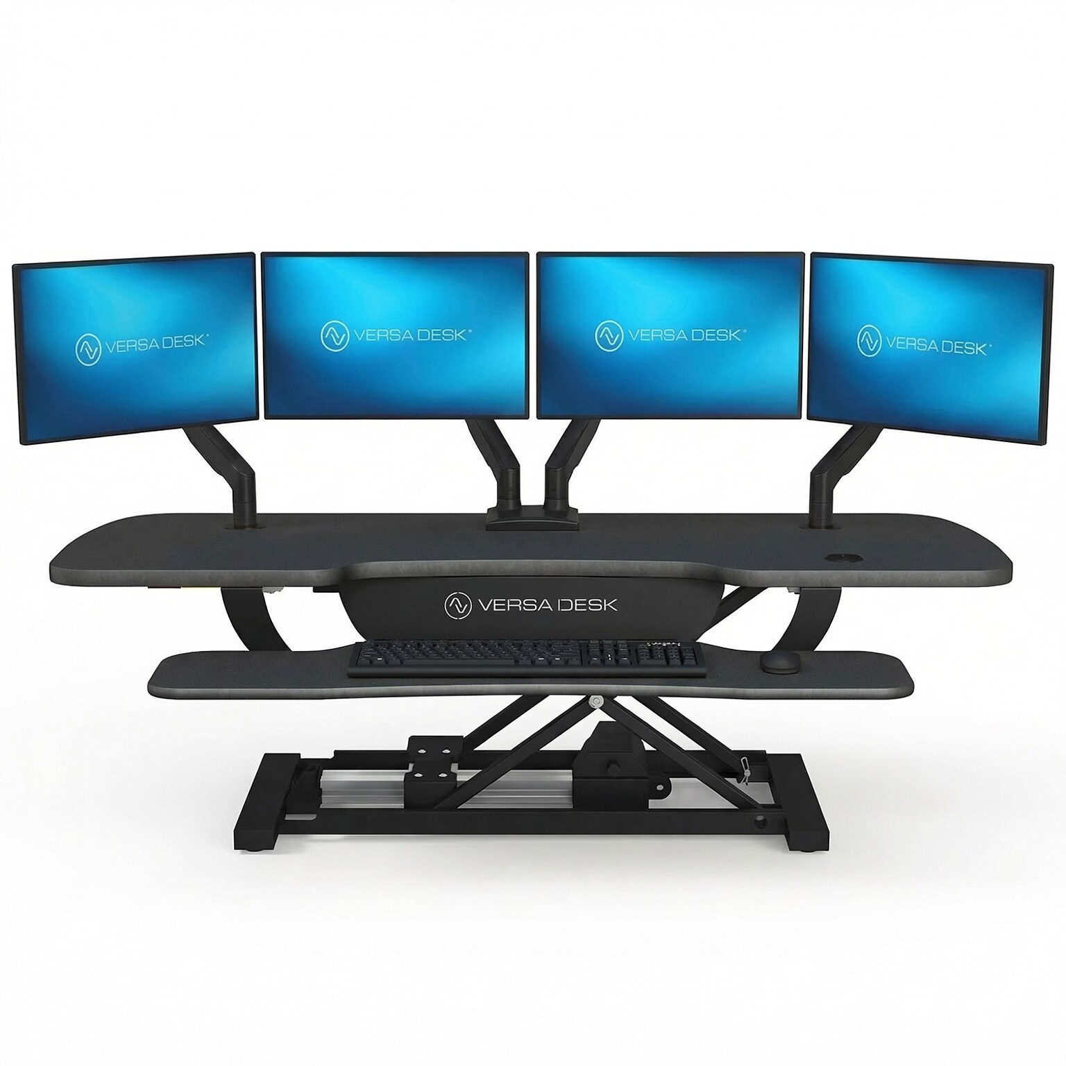 VersaDesk PowerPro 48W Electric Adjustable Standing Desk Converter, Black (SP7644824-00-01)