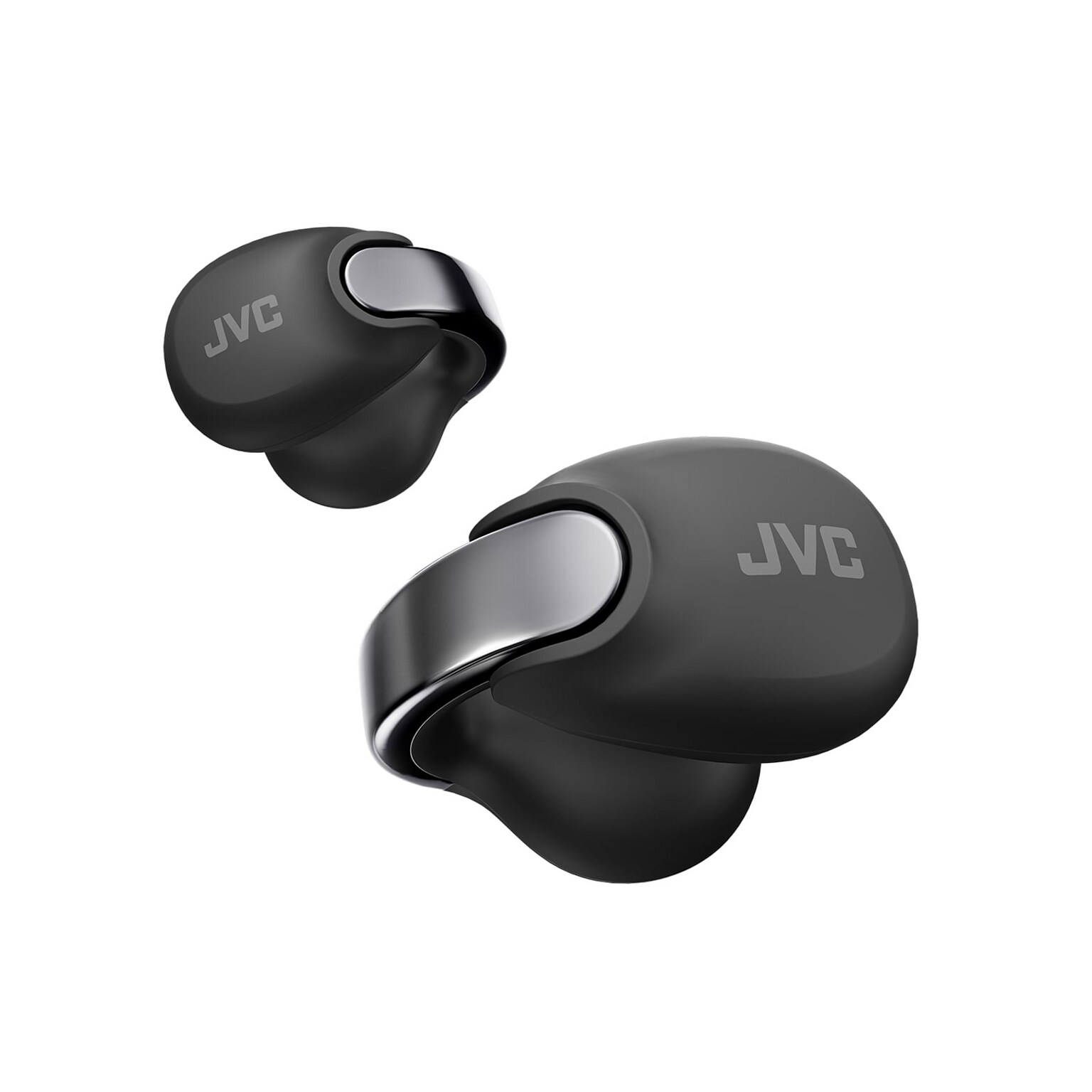 JVC Nearphones Wireless Open-Ear Earbuds, Bluetooth, Black (HANP1TB)