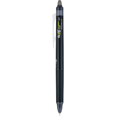 Pilot FriXion Synergy Clicker Erasable Gel Pen, Extra Fine Point, 0.5mm, Black Ink, Dozen (17363)
