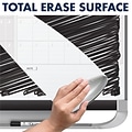 Quartet Prestige Total Erase Calendar Whiteboard, Graphite Frame, 3 x 2 (CMP32P2)