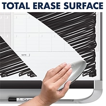 Quartet Prestige Total Erase Calendar Whiteboard, Graphite Frame, 3 x 2 (CMP32P2)