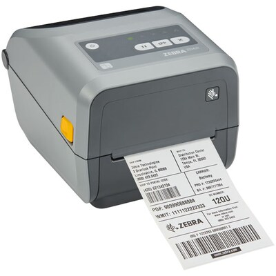 Zebra ZD4A042-301M00GA-B ZD421 Thermal Transfer Label Printer, USB & Bluetooth, Gray