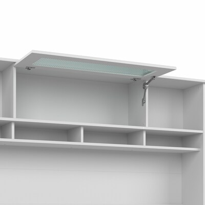 Bush Furniture Cabot 72"W Desk Hutch, White (WC31973)