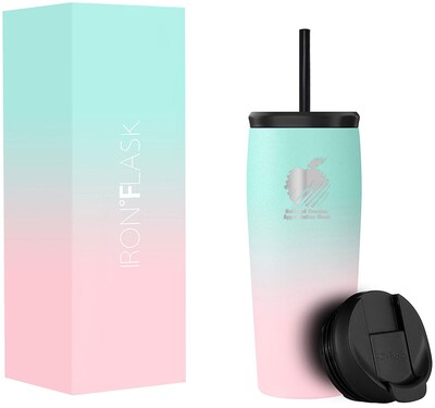 Custom Iron Flask Nomad Tumbler Gradient Colors 20 oz