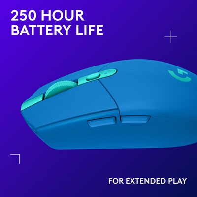 Logitech G305 Lightspeed Wireless Optical Gaming Mouse, Blue (910-006012)