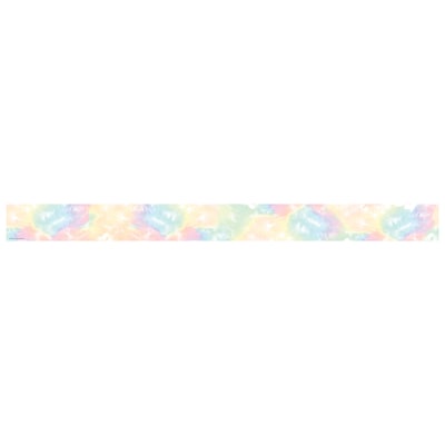 Teacher Created Resources Pastel Pop Tie-Dye Straight Rolled Border Trim, 3" x 50', 3/Bundle (TCR9155-3)