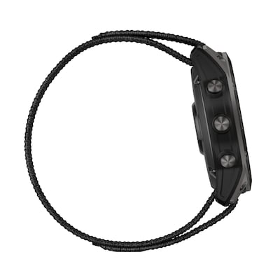 Garmin Enduro 2 Multisport Solar GPS Smartwatch, Carbon Gray DLC Titanium Bezel with Black UltraFit Nylon Strap (010-02754-00)