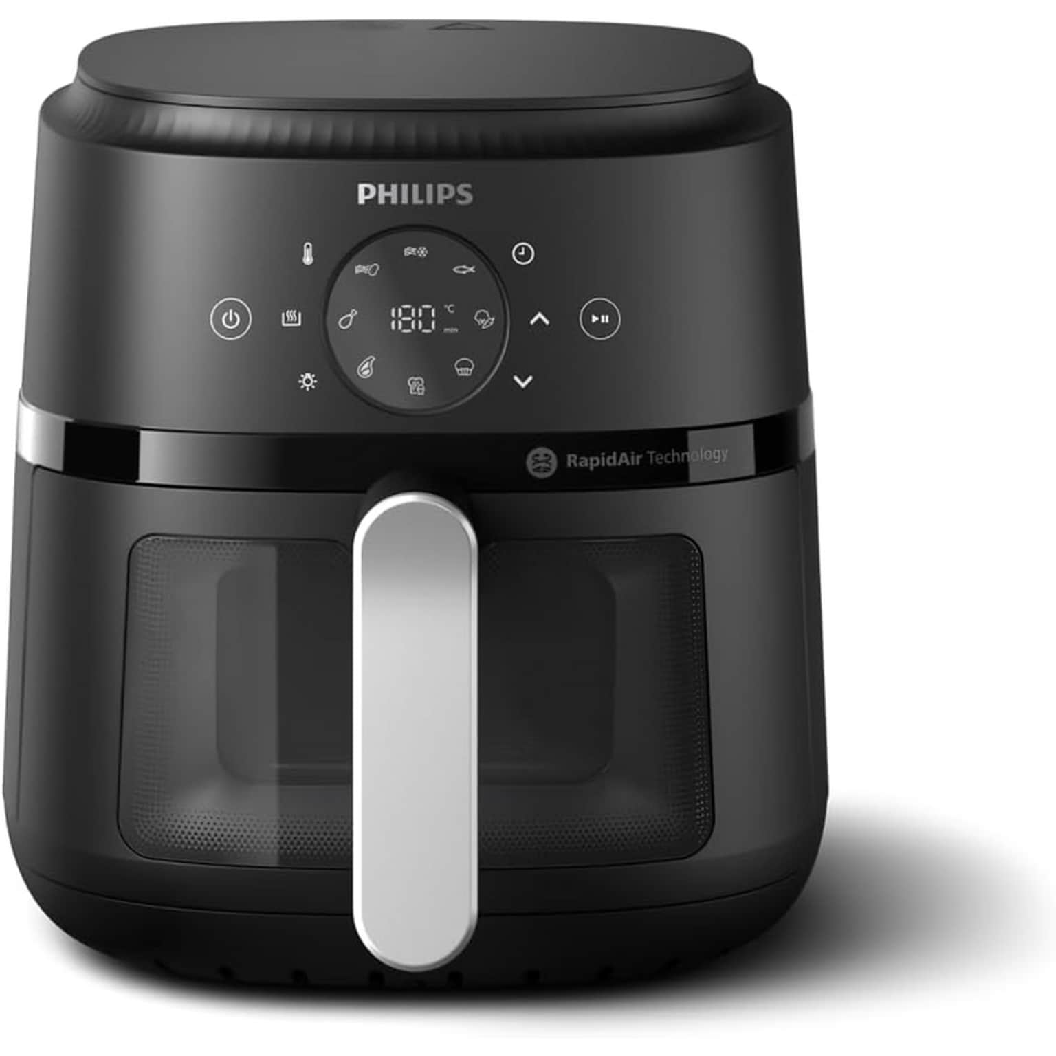 Philips 2000 4.4 Qt. Air Fryer with Rapid Air Technology, Black (NA22100)