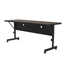 Correll Folding Table, 72x24 , Walnut (FT2472TF-01)