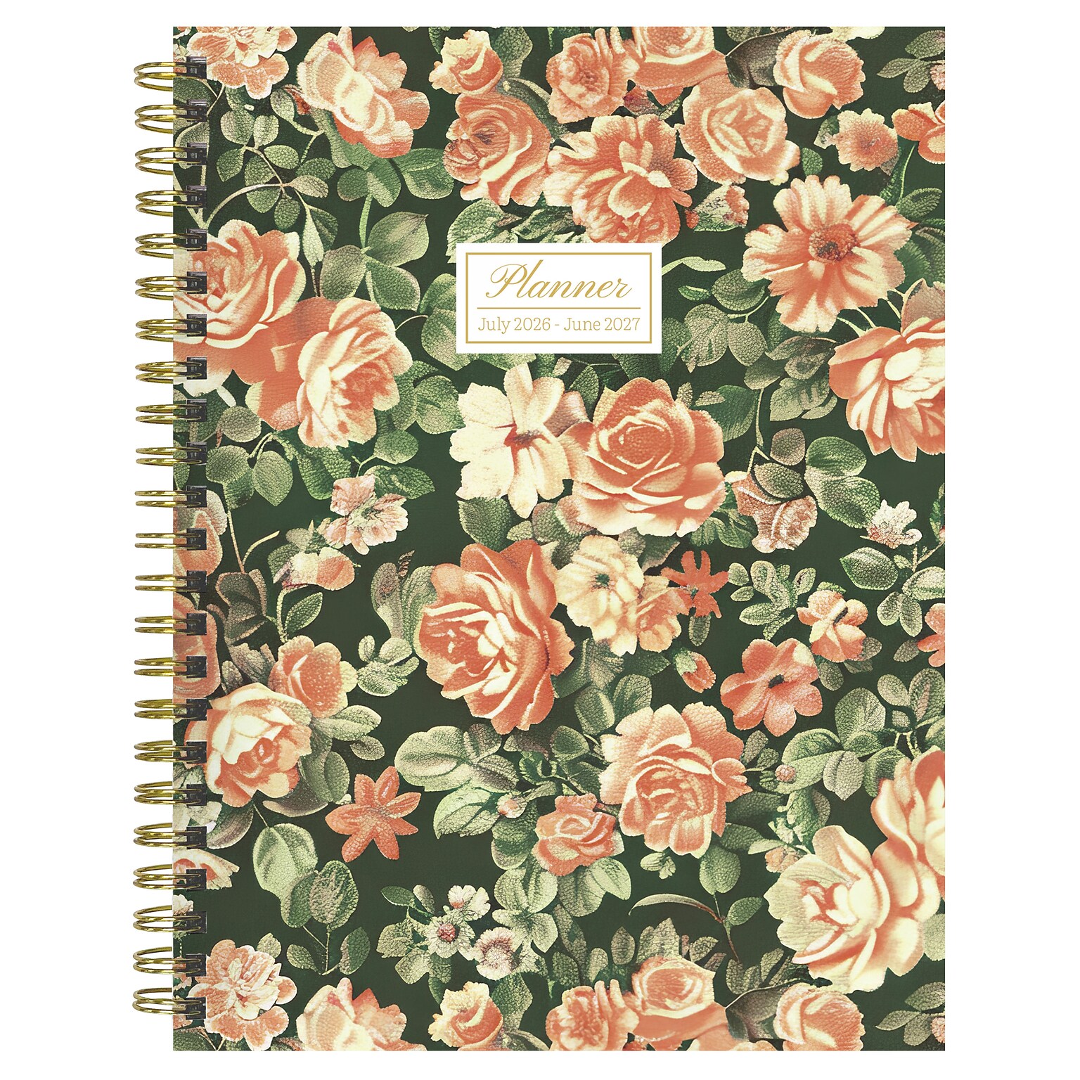 2026-2027 TF Publishing Rose 6.5 x 8 Academic Weekly & Monthly Planner, Paperboard Cover (AY27-9212)
