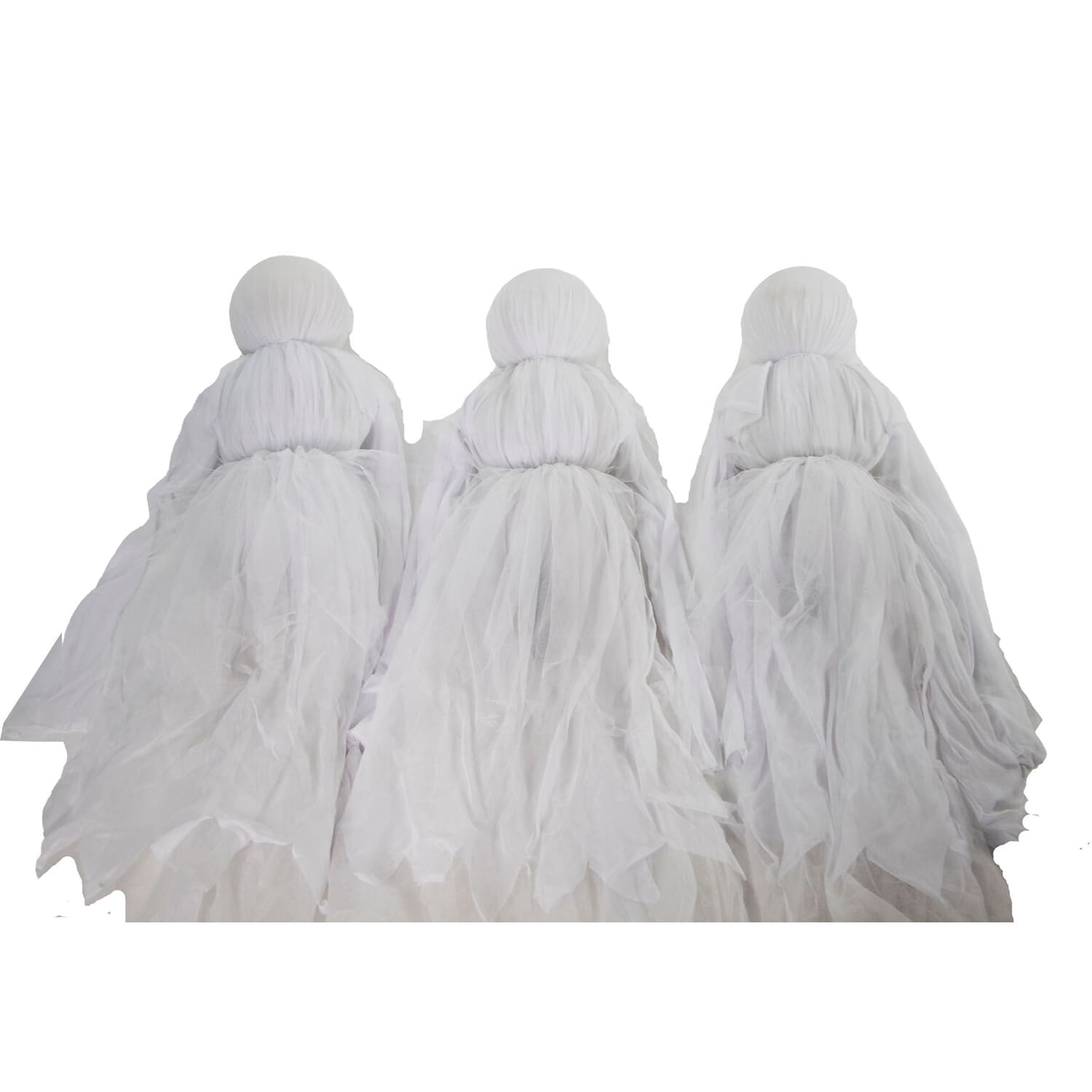 Haunted Hill Farm Light-up Ghost Trio (HHGHST-1STL)