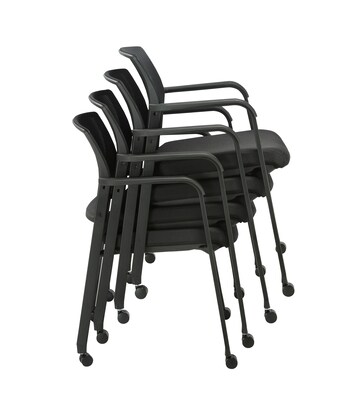 Workplace2.0™ Esler Fabric Guest Chair, Black (UN28355-CC)