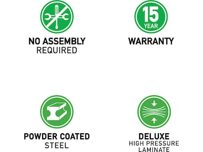 Correll 96"W x 24"D Foldable Training Room Table, Dry-Erase Markerboard, Frosty White/Black (ST2496DE-80)