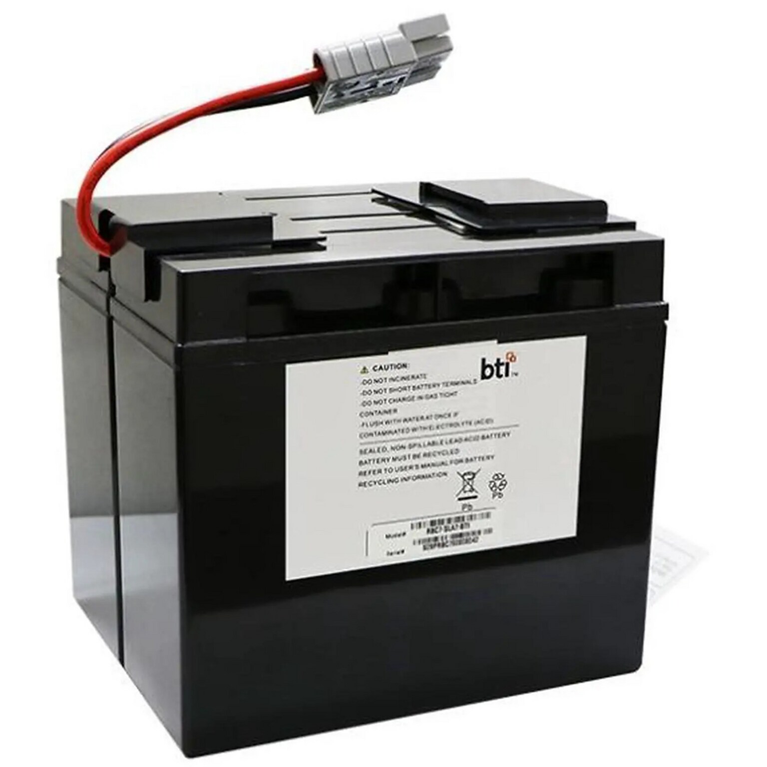 BTI UPS Replacement Battery, Black (RBC7-SLA7-TAA)
