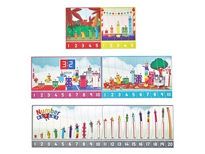 hand2mind Numberblocks Sequencing Puzzle Set (95403)