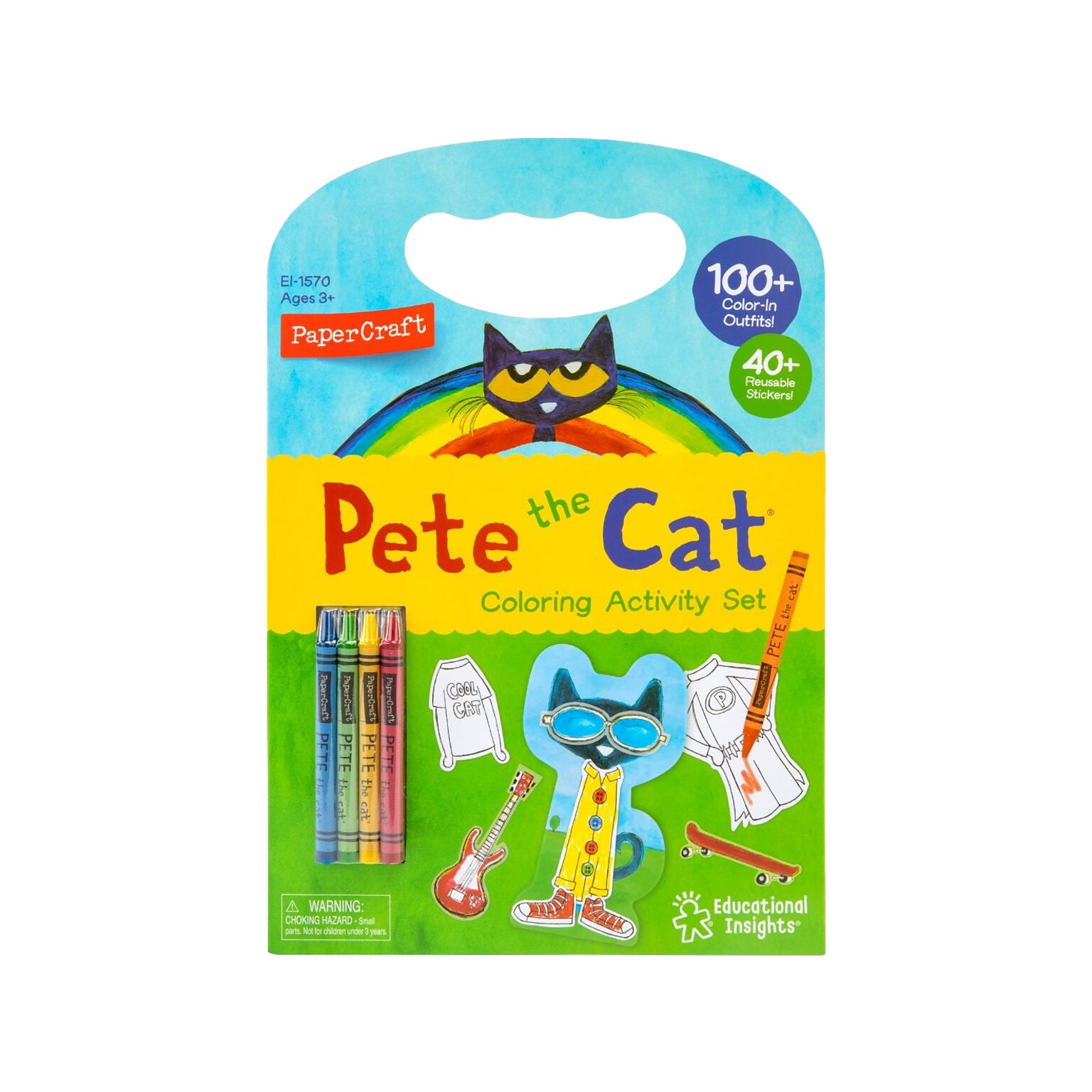 Educational Insights Pete the Cat Coloring Activity Set (1570)