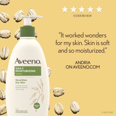 Aveeno Daily Moisturizing Lotion, 12 fl. Oz. (618886)