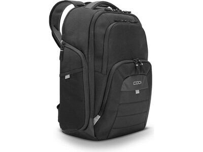 CODi Ferretti Pro 17.3" Polyester Laptop Backpack, Black (FER706-4)