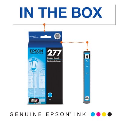 Epson 277 Cyan Standard Yield Ink Cartridge