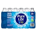 Pure Life Purified Water, 16.9 Fl oz. Plastic Bottled Water, 24/Carton (110109)