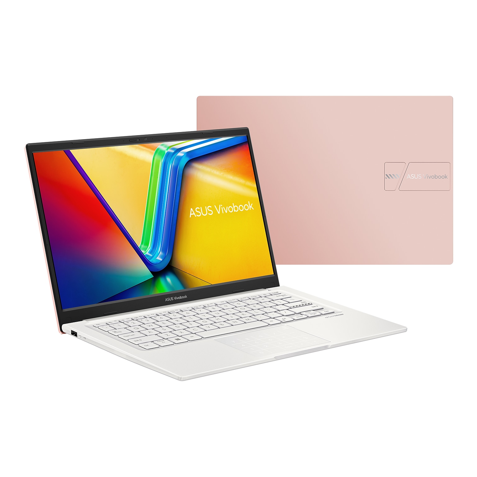 ASUS VivoBook F1404 14 Laptop, Intel Core 5 120U, 8GB RAM, 512GB SSD, Windows 11 Home, Pink (F1404VAP-QB51-PK)