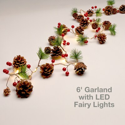 Excello Brands 6' Garland Holiday String Lights (EGP-HL-GAR-72)