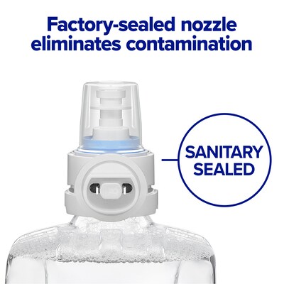 PURELL CS6 Automatic Floor Stand Hand Sanitizer Dispenser, Black/Chrome (7416-DS)