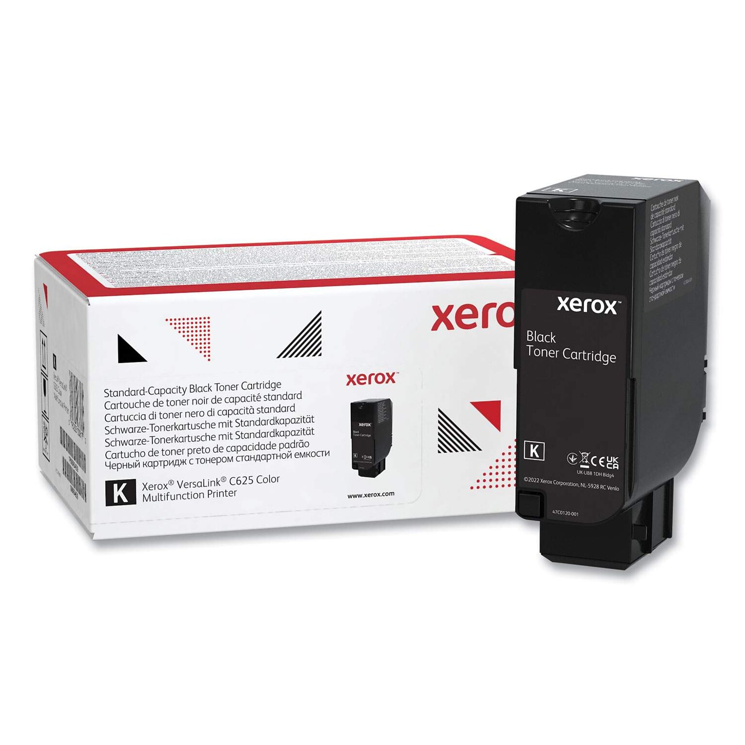 Xerox 6R04616 Black Standard Yield Toner Cartridge, 8000 Yield Per Cartridge Pages (006R04616)